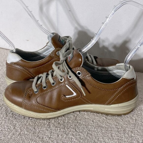 Vintage Grisport Active Brown Leather Sneakers 38 - Picture 10 of 15